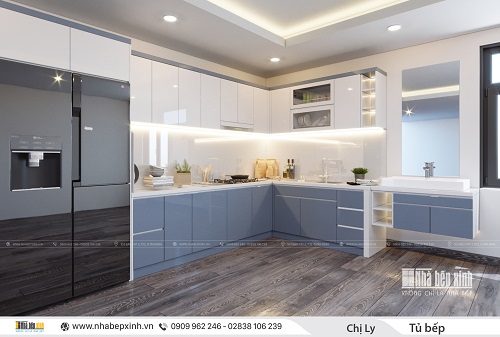 Tủ bếp đẹp phù hợp với không gian nhà bạn - NBX267